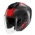 Скутерова каска SHARK RS JET SKIN Carbon Red Carbon