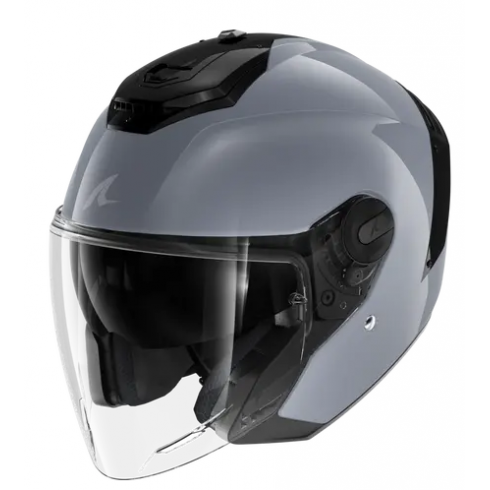 Скутерова каска SHARK RS JET BLANK Gun Silver