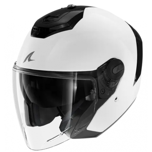 Скутерова каска SHARK RS JET BLANK White azur