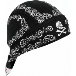 Кърпа за глава FLYDANNA  BLACK PAISLEY
