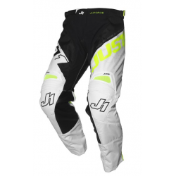 Мотокрос брич Just1 J-Force Hexa Black/White/Yellow Fluo