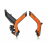 Протектор за рама ACERBIS X-Grip KTM SX125/SX250 19-22, SX-F250/350/450 19-22, SX150 19-20 Black/Orange thumb