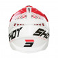 Мотокрос каска SHOT Lite Fury White Red Glossy thumb