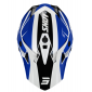 Мотокрос каска SHOT Pulse Revenge White Blue Black Glossy thumb
