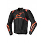 Кожено яке ALPINESTARS Missile V3 Ignition BLACK/RED thumb
