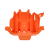 Протектор двигател ACERBIS КТМ SX-F250/350 23-25, Husqvarna FC250/350 23-25, FX350 23-25 Orange thumb