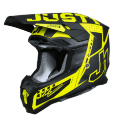 Mотокрос каска Just1 J-22 F Falcon Titanium/Black/Fluo Yellow