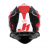 Mотокрос каска Just1 J-18 F Hexa White/Fluo Red/Black thumb