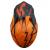 Mотокрос каска Just1 J-39 Poseidon Fluo Orange/Red/Black  thumb