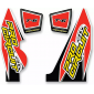 Лепенки за ауспух PROCIRCUIT EXHAUST STICKER KIT T-6 thumb