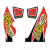 Лепенки за ауспух PROCIRCUIT EXHAUST STICKER KIT T-6