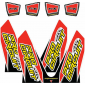 Лепенки за ауспух PROCIRCUIT EXHAUST STICKER KIT TI-6 thumb