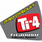 Лепенки за ауспух PROCIRCUIT EXHAUST STICKER KIT TI4-R thumb