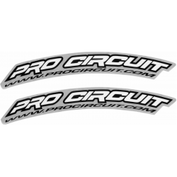 Лепенки PROCIRCUIT FRT FNDR DECAL WWW.-WHT Лепенки PROCIRCUIT FRT FNDR DECAL WWW.-WHT