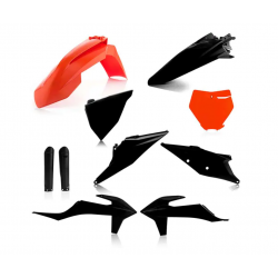Комплект пластмаси ACERBIS KTM SX125/250 19-22, SX-F250/350/450 19-22 Black/Orange Комплект пластмаси ACERBIS KTM SX125/250 19-22, SX-F250/350/450 19-22 Black/Orange