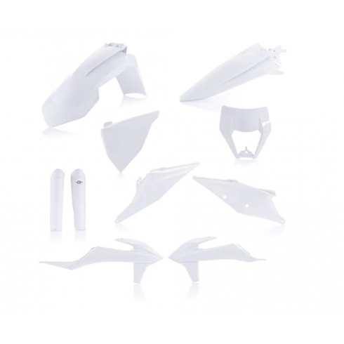 Комплект пластмаси ACERBIS KTM EXC/EXC-F 20-23 White Комплект пластмаси ACERBIS KTM EXC/EXC-F 20-23 White