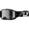 Мотокрос очила FLY RACING Zone Elite Black/Silver - Silver/Smoke Lens