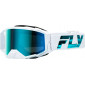 Мотокрос очила FLY RACING Zone Elite White/Teal - Teal/Sky Blue Lens thumb