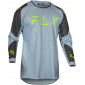 Мотокрос блуза FLY RACING Evolution DST - Ice Grey/Charcoal/Neon Green thumb