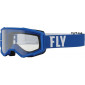 Мотокрос очила FLY RACING Focus Blue/White - Clear Lens thumb