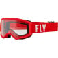 Мотокрос очила FLY RACING Focus Red/White - Clear Lens thumb