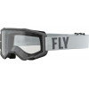 Мотокрос очила FLY RACING Focus Grey/Dark Grey - Clear Lens