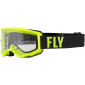 Мотокрос очила FLY RACING Focus Hi-Vis/Black - Clear Lens thumb