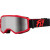Мотокрос очила FLY RACING Zone Black/Red W/ Silver Mirror/Smoke Lens