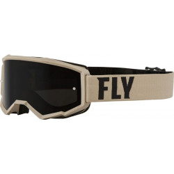 Мотокрос очила FLY RACING Focus Sand Khaki/Brown - Dark Smoke Lens