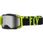 Мотокрос очила FLY RACING Zone Pro Black/Hi-Vis - Silver Mirror/Smoke Lens thumb