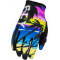 Мотокрос ръкавици FLY RACING Lite Malibu- Pink/Blue/Sand