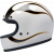 Каска BILTWELL GRINGO WHITE/BLACK thumb