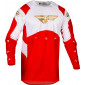 Мотокрос блуза FLY RACING Evolution DST Podium- Red/White/Iridium Red thumb