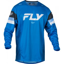 Мотокрос блуза FLY RACING Kinetic Prix- Bright Blue/Charcoal/White