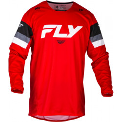 Мотокрос блуза FLY RACING Kinetic Prix- Red/Grey/White