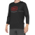 Вело джърси 100% AIRMATIC 3/4 SLEEVE BLACK/RED thumb