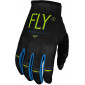 Детски мотокрос ръкавици FLY RACING Kinetic Prodigy- Charcoal/Neon Green/True Blue thumb