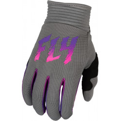 Детски мотокрос ръкавици FLY RACING F-16- Grey/Pink/Purple