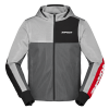 Мото суитшърт SPIDI HOODIE NET GRAY/RED