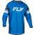 Детска мотокрос блуза FLY RACING Kinetic Prix- Bright Blue/Charcoal/White