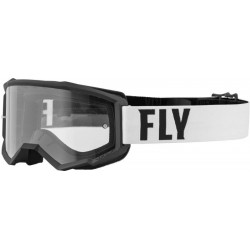 Детски мотокрос очила FLY RACING Focus White/Black - Clear Детски мотокрос очила FLY RACING Focus White/Black - Clear