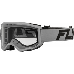Детски мотокрос очила FLY RACING Focus Silver/Charcoal - Clear