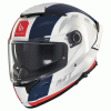 Каска MT THUNDER 4 SV TREADS C7 GLOSS WHITE/BLUE/RED
