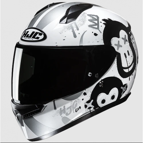 Каска HJC C10 GETI WHITE/BLACK Каска HJC C10 GETI WHITE/BLACK