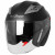 Каска за скутер A-PRO KINETIC MATT BLACK 