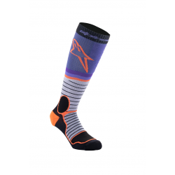 Мотокрос чорапи ALPINESTARS SOCK MX PRO PUR/BK/GY Мотокрос чорапи ALPINESTARS SOCK MX PRO PUR/BK/GY