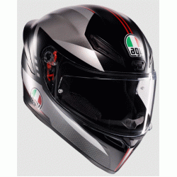 Каска AGV K1 S LAP MATT BLACK/GREY/RED 