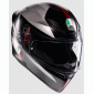 Каска AGV K1 S LAP MATT BLACK/GREY/RED  thumb