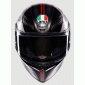 Каска AGV K1 S LAP MATT BLACK/GREY/RED  thumb