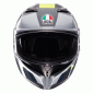 КАСКА AGV K3 SHADE GREY/YELLOW FLUO thumb